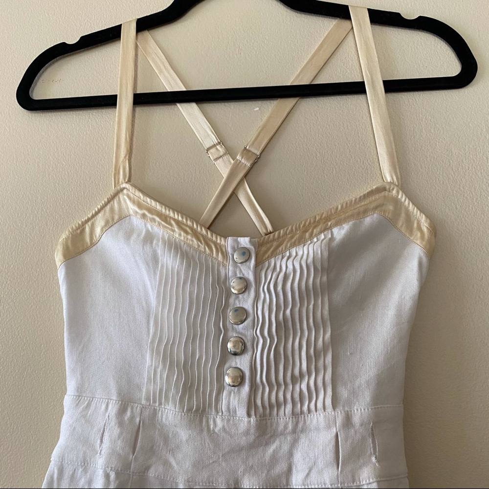 Crossback White Romper